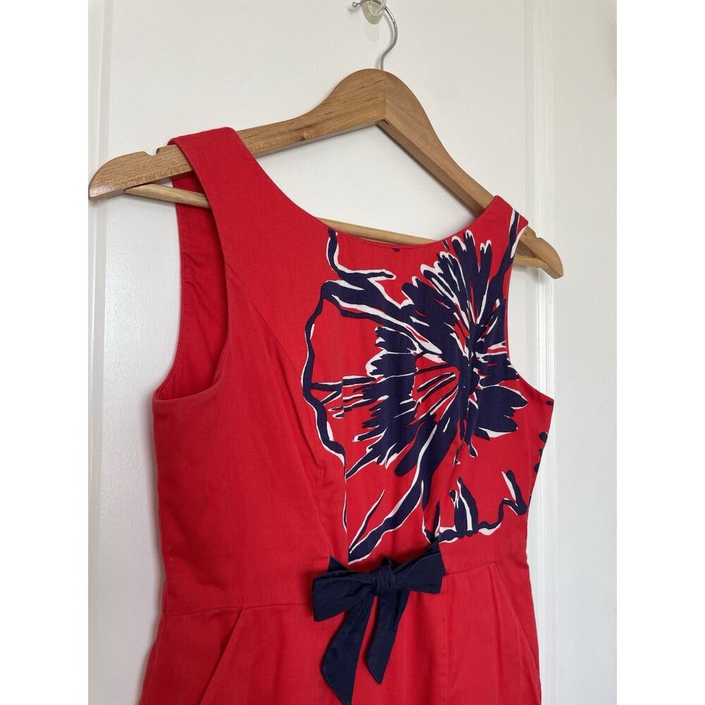 LILLY PULITZER Evie Shift Dress Americana Floral Preppy Classic Women's Size 4 - Picture 3 of 16